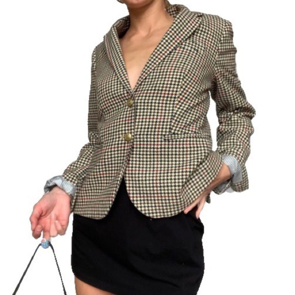 Gingham blazer from J Crew